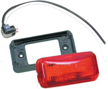 Bargman 47-37-031 Red 37 Series Waterproof LED Clearance Side Marker Light